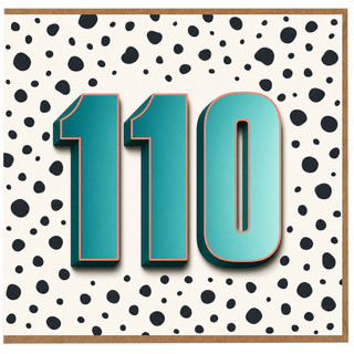 110th Birthday Card