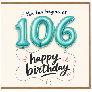 106th Birthday Card