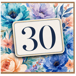 30th Birthday Card