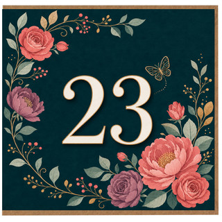 23rd Birthday Card