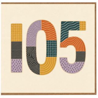105th Birthday Card