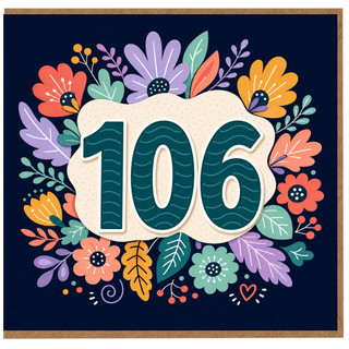 106th Birthday Card