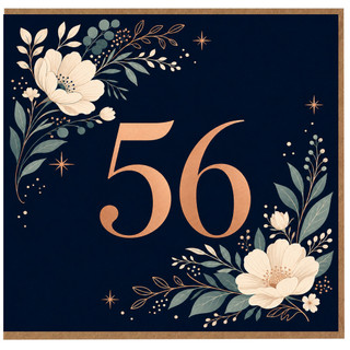 56th Birthday Card