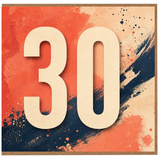 30th Birthday Card