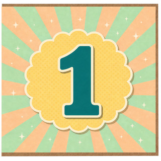 1st Birthday Card