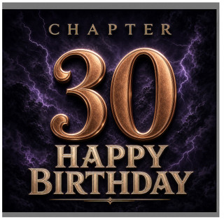30th Birthday Card, Chapter 30 Happy Birthday Card