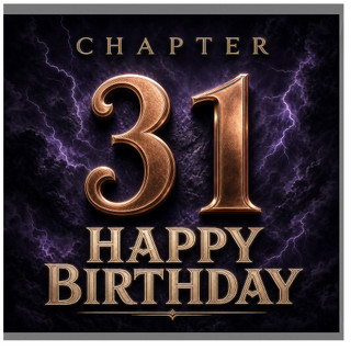 31st Birthday Card, Chapter 31 Happy Birthday Card