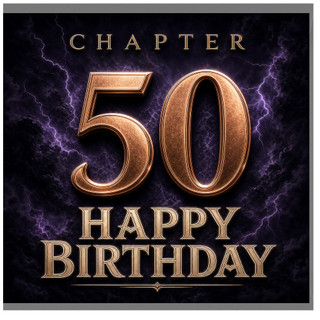 50th Birthday Card, Chapter 50 Happy Birthday Card