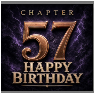 57th Birthday Card, Happy Birthday Chapter 57 Card