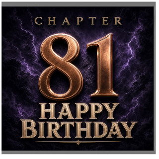 81st Birthday Card, Chapter 81 Happy Birthday Card