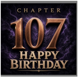 107th Birthday Card, Chapter 107 Happy Birthday Card