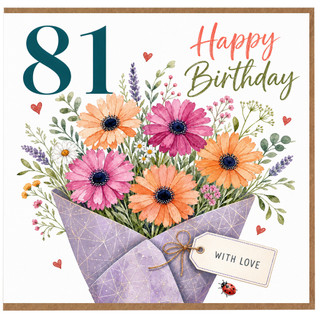 81st Birthday Card