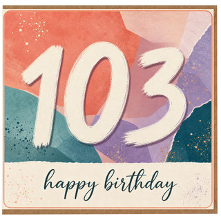 103rd Birthday Card