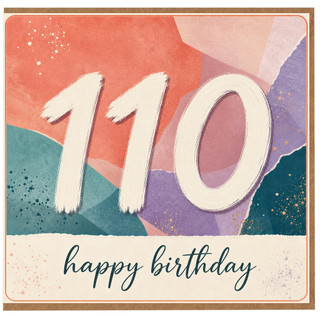 110th Birthday Card