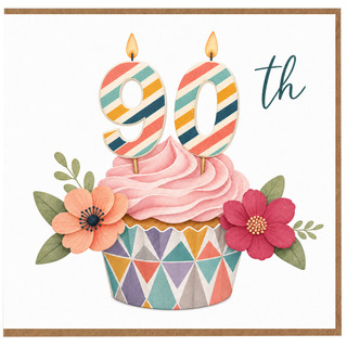 90th Birthday Card
