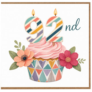 92nd Birthday Card