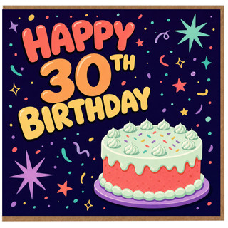30th Birthday Card