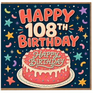 108th Birthday Card