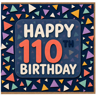 110th Birthday Card