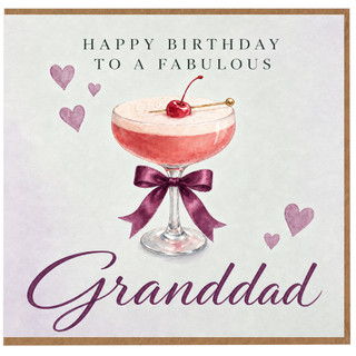Granddad Birthday Card, Happy Birthday to a Fabulous Grandad Card