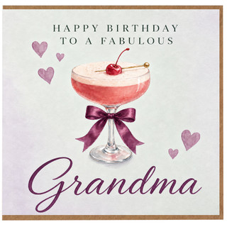 Grandma Birthday Card, Happy Birthday to a Fabulous Grandma