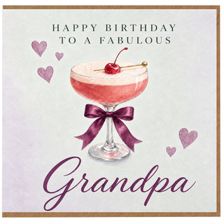 Grandpa Birthday Card, Happy Birthday to a Fabulous Grandpa Card