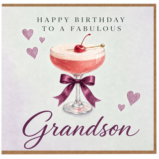 Grandson Birthday Card, Happy Birthday to a Fabulous Grandson