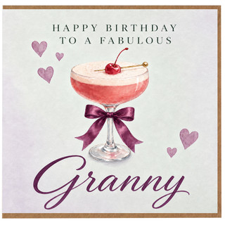 Granny Birthday Card, Fabulous Granny Happy Birthday Card