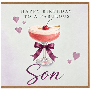 Son Birthday Card, Happy Birthday to a Fabulous Son