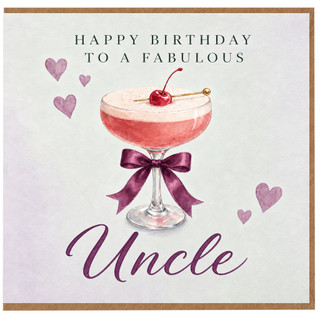Uncle Birthday Card, Happy Birthday to a Fabulous Uncle