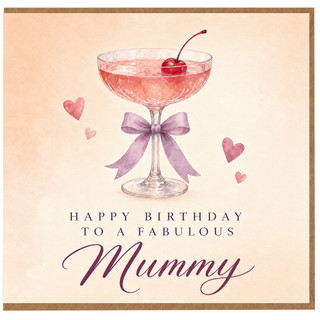 Mummy Birthday Card, Happy Birthday to a Fabulous Mummy Card