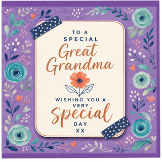 Great Grandma Special Day Card, Wishing You a Very Special Day Card for Great Grandma