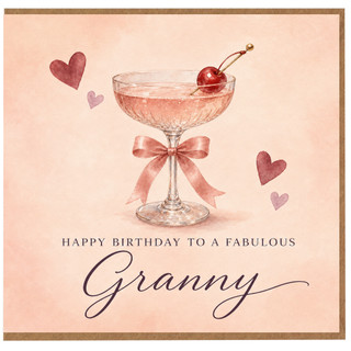 Granny Birthday Card, Happy Birthday to a Fabulous Granny Card