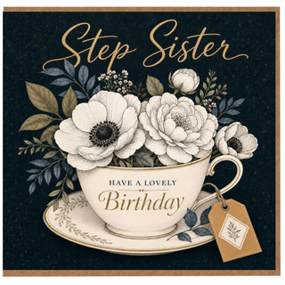 Step Sister Birthday Card
