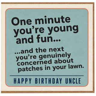 Uncle Birthday Card, Funny Happy Birthday Uncle Card