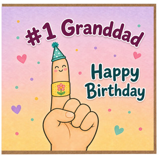 Granddad 1st Birthday Card