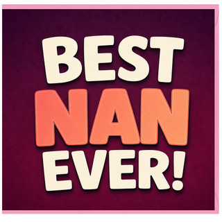 Nan Birthday Card, Best Nan Ever Card