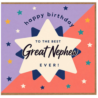 Great Nephew Birthday Card