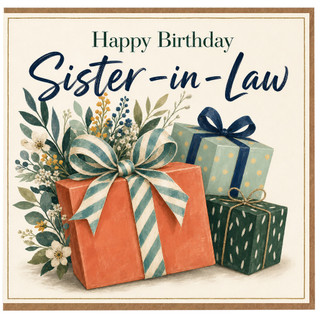 Sister - in - law Happy Birthday Card