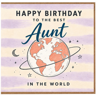 Aunt Birthday Card, Happy Birthday To The Best Aunt In The World