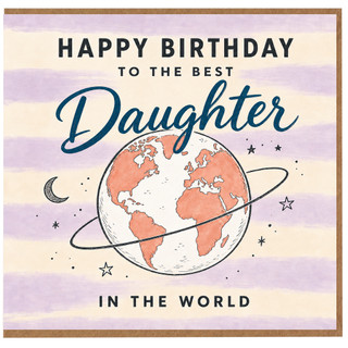 Daughter Birthday Card, Happy Birthday to the Best Daughter in the World