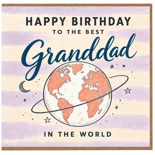 Granddad Birthday Card, Happy Birthday to the Best Grandad in the World Card