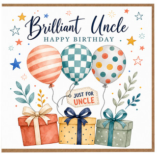 Uncle Birthday Card, Brilliant Uncle Happy Birthday Card