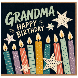 Grandma Birthday Card