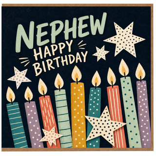 Nephew Happy Birthday Card