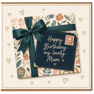 Mum Birthday Card, Happy Birthday My Lovely Mum Card