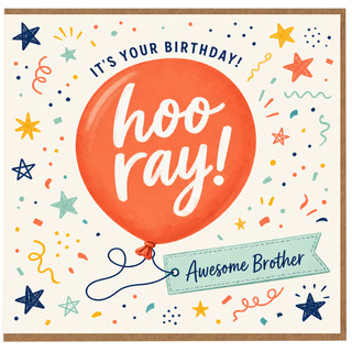 Brother Birthday Card, Awesome Brother Birthday Card, It's Your Birthday Card