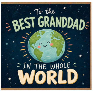 Granddad Card, To the Best Granddad in the Whole World Card