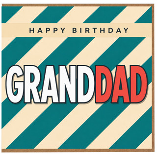 Granddad Birthday Card, Happy Birthday Grandad Card