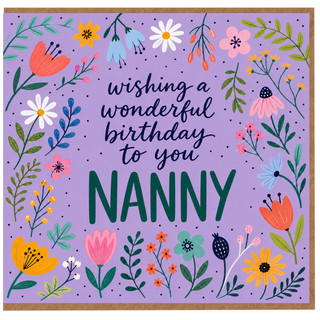 Nanny Birthday Card